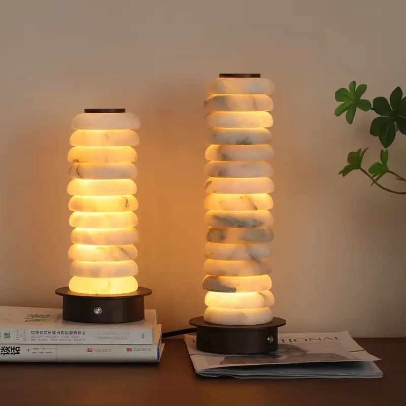 Solar Lamp - Lampe de bureau en marbre espagnol