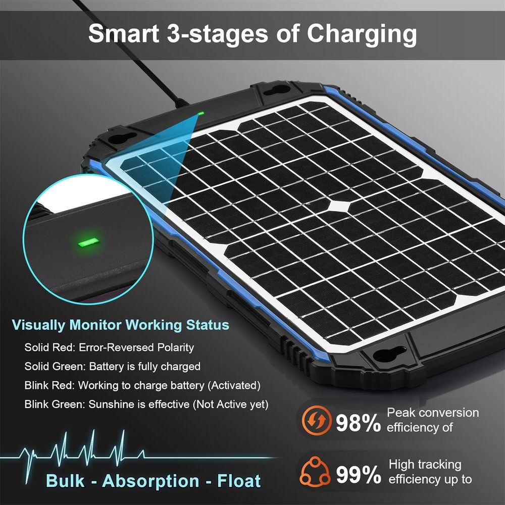 Chargeur et mainteneur de batt - Solar Panel avis et prix
